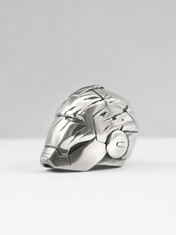 Шарм-бусина Шлем Тони из серебра