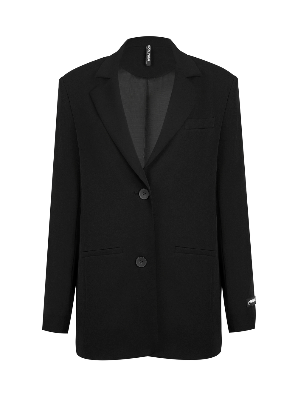 Жакет женский прямого кроя из костюмной ткани