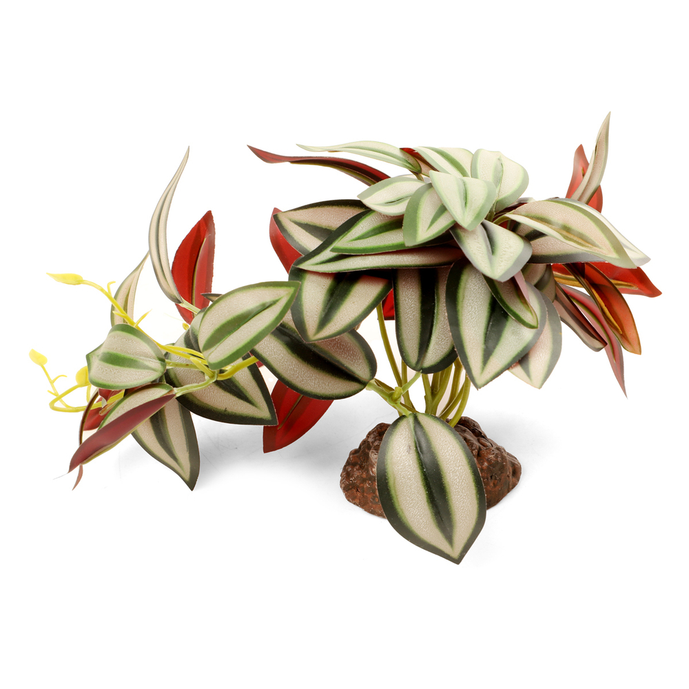 Laguna TERRA Растение пластиковое "Традесканция", бело-зеленое, 260*170*140мм