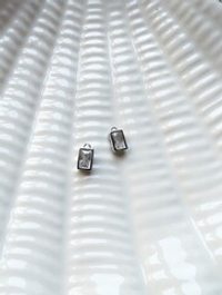 Подвеска прямоугольная 8*4мм