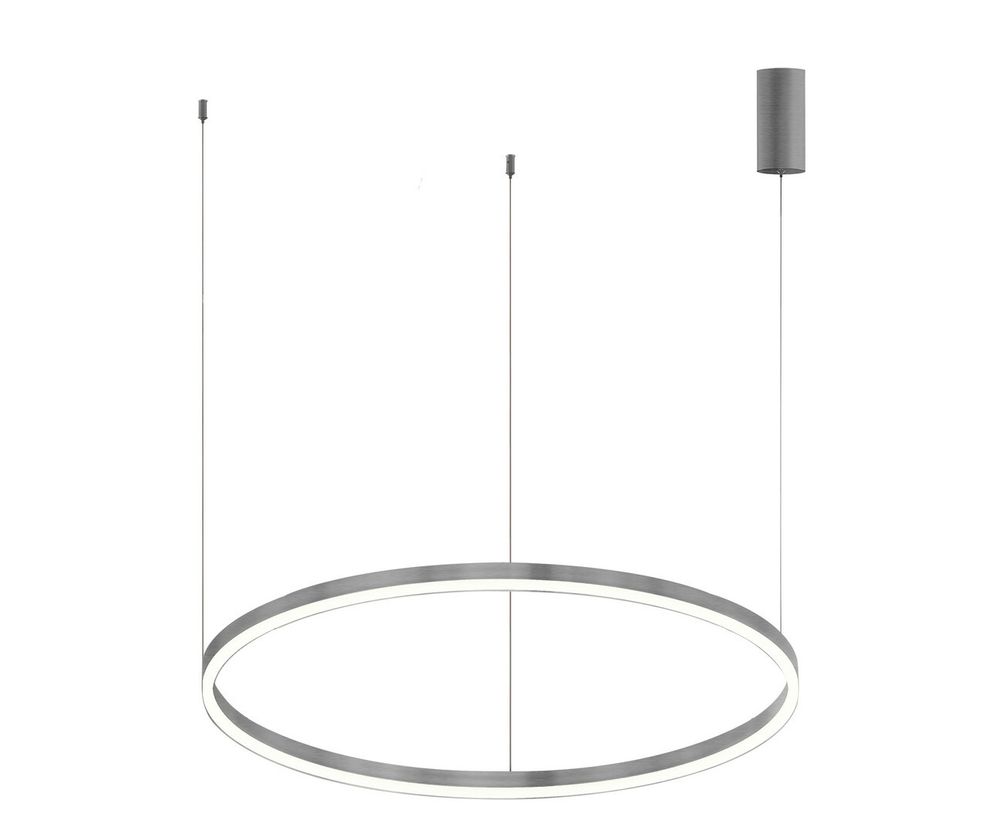 Подвес Тор матовый никель d40 h150 Led 23W (4000K) 2 типа крепления
