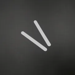 Косточки корсетные прямые 2 шт. (пластик) длина 5 см