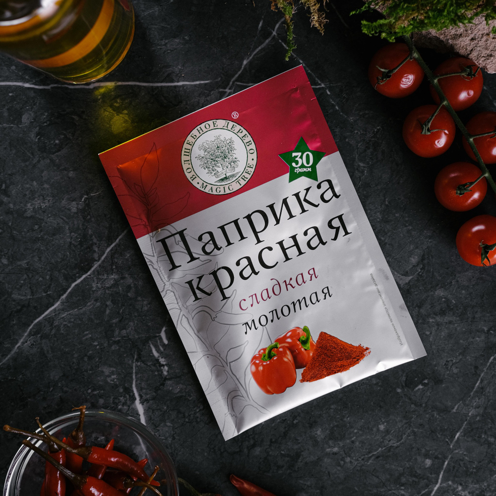 Паприка красная сладкая молотая 30гр.