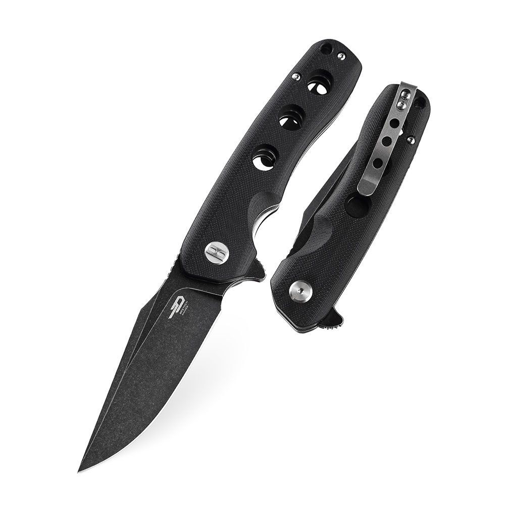 Нож туристический Bestech Arctic сталь D2, рукоять G10 черная