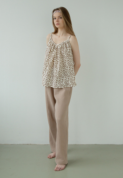 Топ на бретельках Luxberry Муслин и комфорт экрю