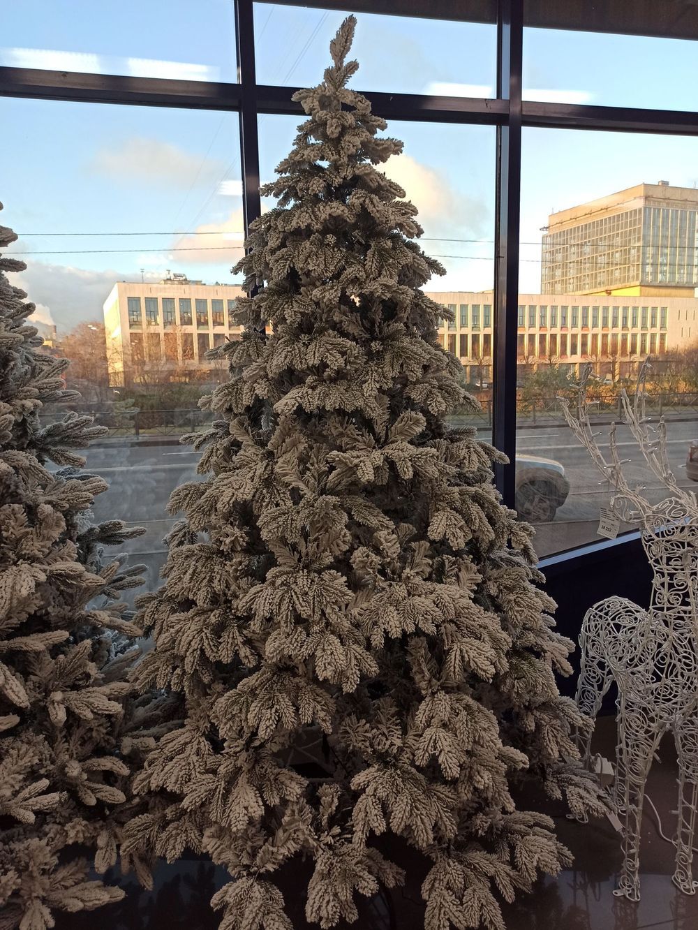 Заснеженная елка «Камчатская» (Литая+пвх) 120 см / 1.2 м