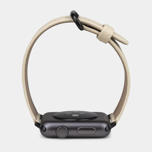 Ремешок для Apple Watch 44/45/46 mm из кожи теленка, молочного цвета