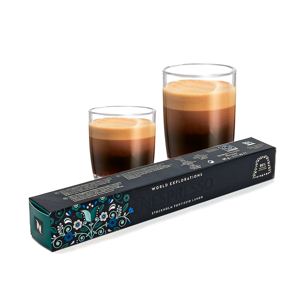 Кофе в капсулах Nespresso Stockholm Fortissio Lungo​​, 10 шт