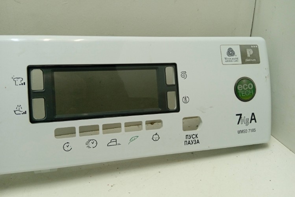 WMSD7105 кт157 Лицевая панель для стиральной машины Hotpoint-Ariston WMSD7105 б/у