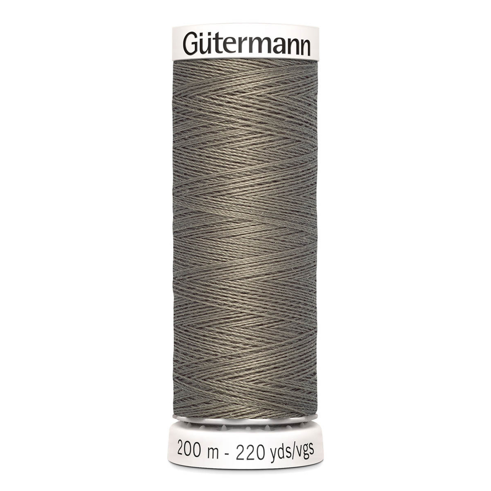 01 Нить Sew-All 100/200 м для всех материалов, 100% полиэстер Gutermann 748277 (241 брезентово-серый)