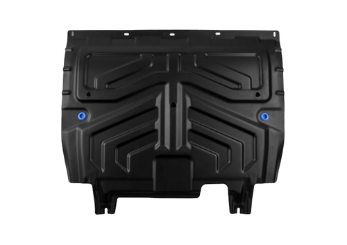 Защита картера и КПП Rival для Geely Coolray SX11 FWD 2020-н.в., сталь 1.5 мм, с крепежом, штампованная, 111.1922.1