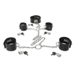 Набор для фиксации рук, ног и шеи (Цвет: черный)