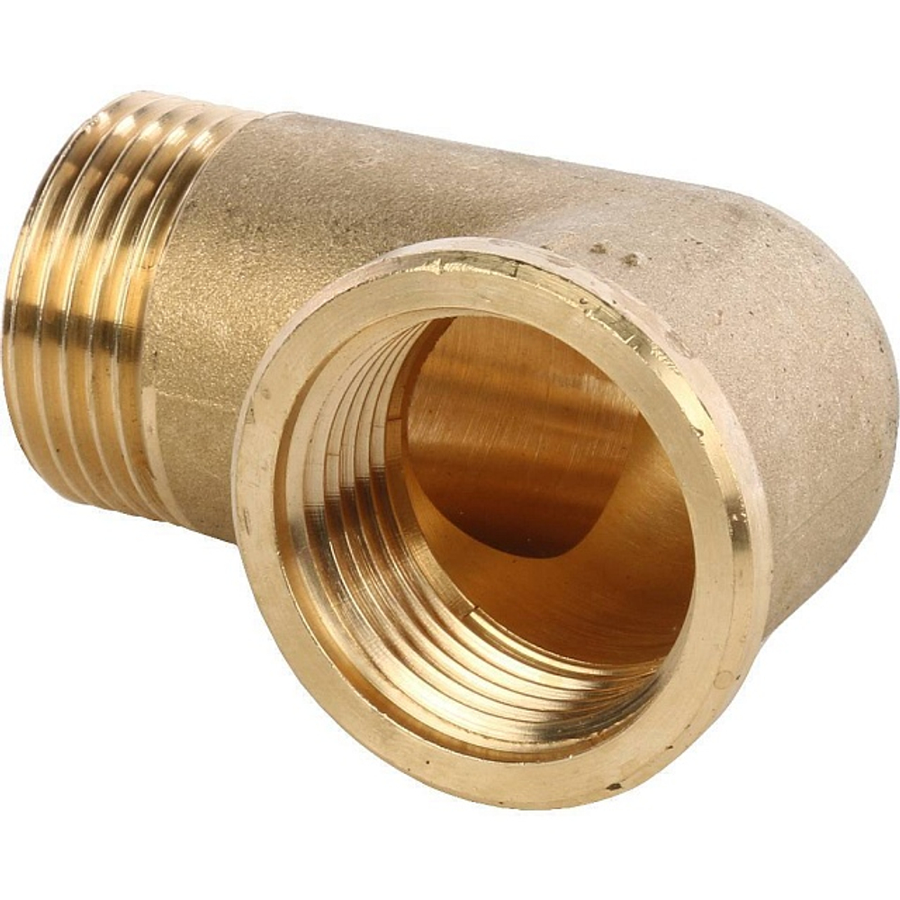 Переход с внутренней резьбы на наружную угловой STOUT SFT 0011 - 1" (латунь без покрытия)