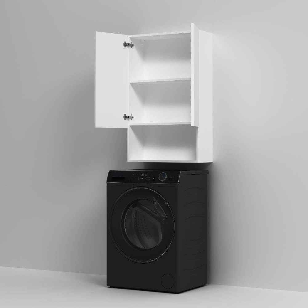 Шкаф навесной с дверками и открытой полкой, 60 см, белый глянец AM.PM X-Joy M85CHX06021WG