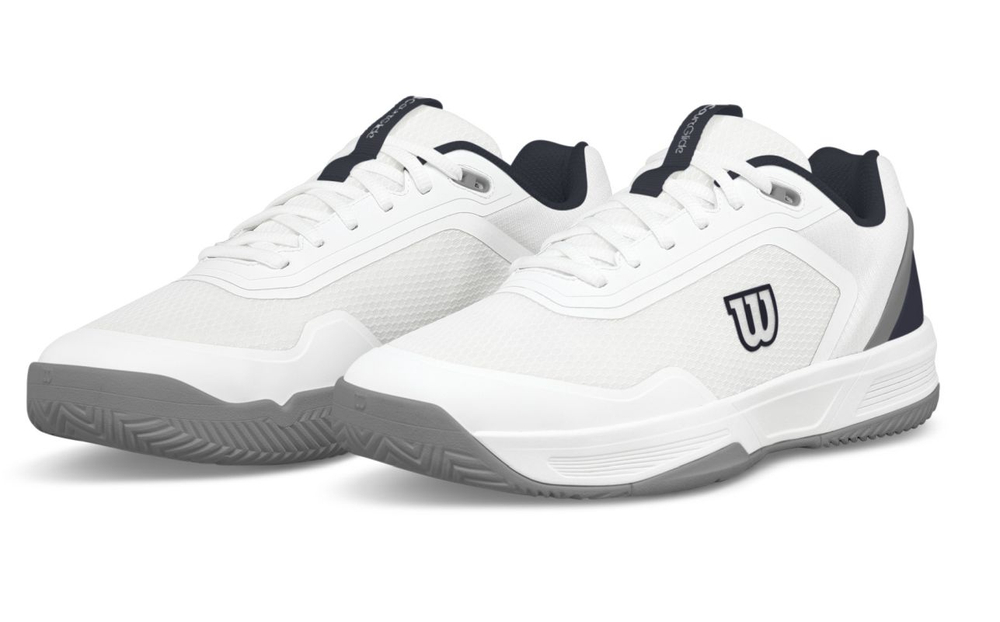 Мужские теннисные кроссовки Wilson Court Glide - white/navy blazer/quarry
