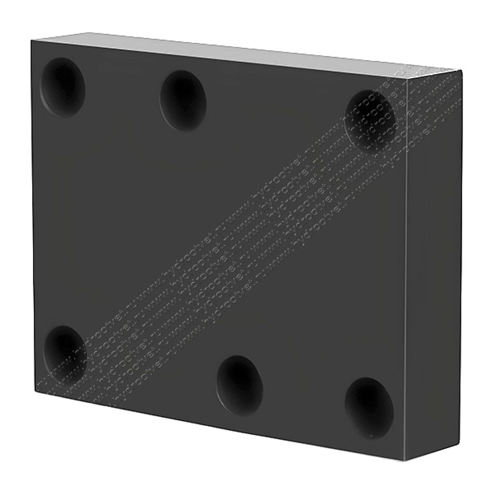 EB108 - Плита-заглушка Ду25, ISO 4401-08 / CETOP08, все каналы заглушены