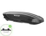 Бокс BROOMER Venture L (черный глянец,б/с крабы) 187x89х40см. 430л. 01.129.03