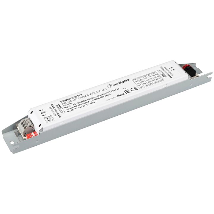 Драйвер Arlight ARJ-SP-40-Linear-PFC-HV-ADJ 65-160V 40W IP20 0,25-0,4A 033334