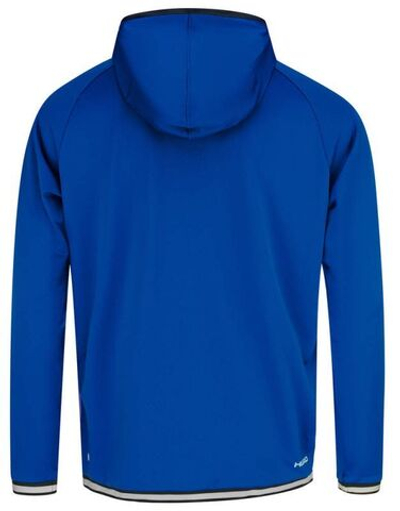 Мужская теннисная кофта Head Topspin Hoodie - royal/print vision