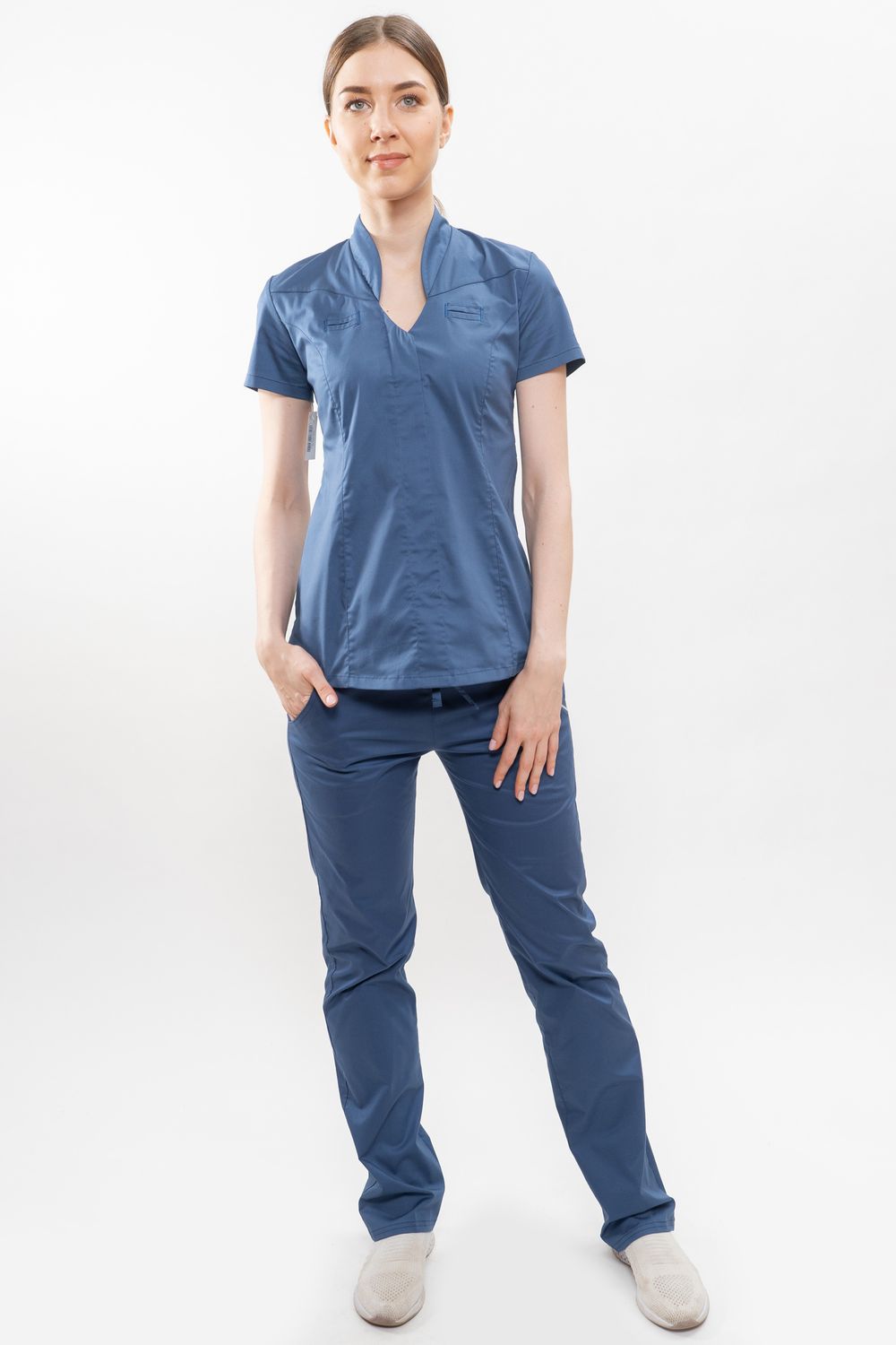 Медицинский топ Доктор Чехов, арт.5320 Navy