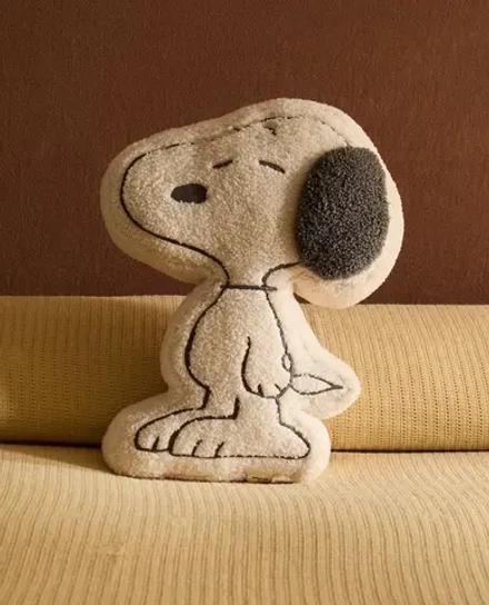 ZARA HOME ДЕТСКАЯ ПОДУШКА "PEANUTS", БЕЛЫЙ