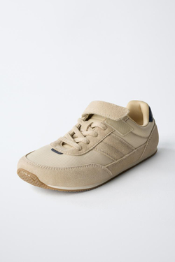 ZARA СПОРТИВНЫЕ КРОССОВКИ BAREFOOT, ЭКРЮ