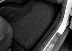Коврики текстильные в салон автомобиля AutoFlex Business для Renault Duster II поколение (передний и полный привод) 2021-н.в., графит, с крепежом, 5 частей, 5470103
