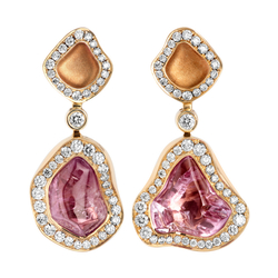 Серьги со Шпинелью и Бриллиантами, E0033-25/1