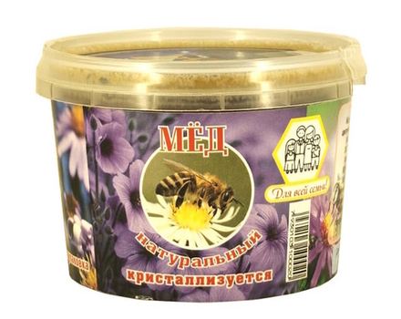 Мед натуральный цветочный 1200г. БМК