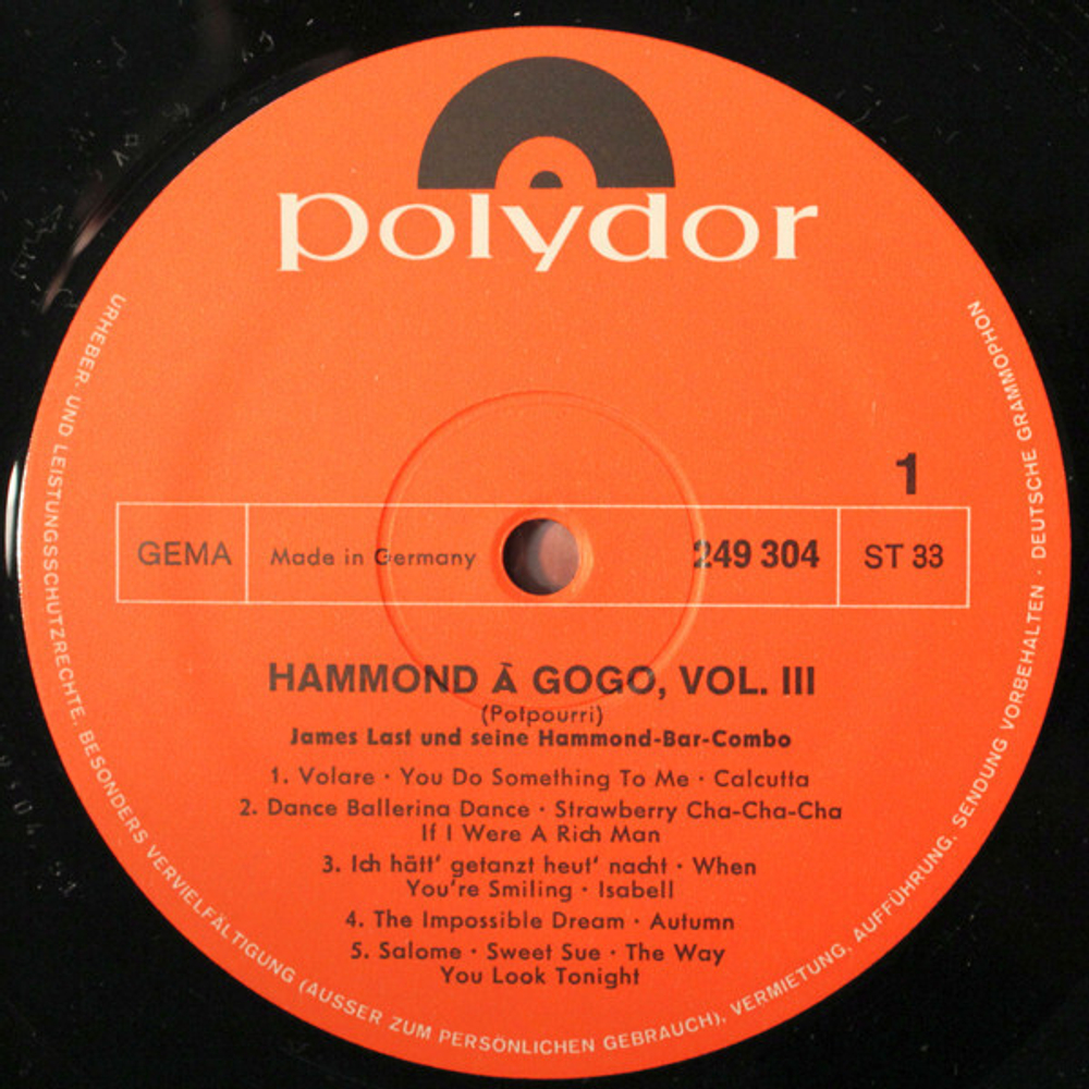 James Last / Hammond A GoGo 3 (LP)