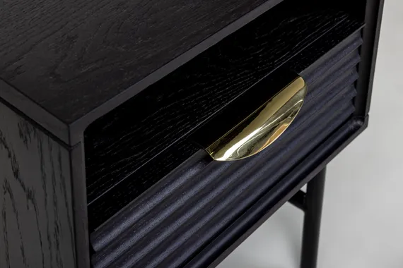 Прикроватная тумбочка Haines Premium черная
