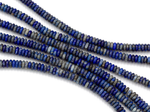 Нить бусин из лазурита 6,5мм, рондель