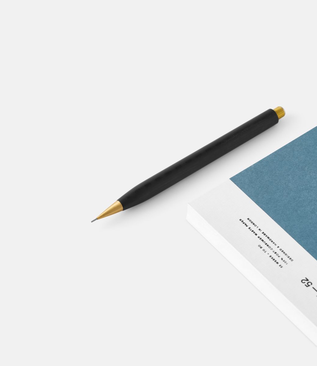 Nicholas Hemingway Ebony & Brass Mechanical Pencil — механический карандаш