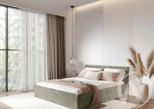 Кровать Ника 1;6 КР-18 (муссон)