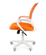 Офисное кресло CHAIRMAN 696, ткань TW/сетчатый акрил,пластик белый