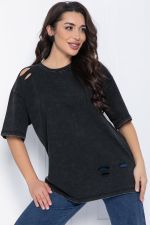 Футболка Микель (черная) Б12600-20 LT Collection