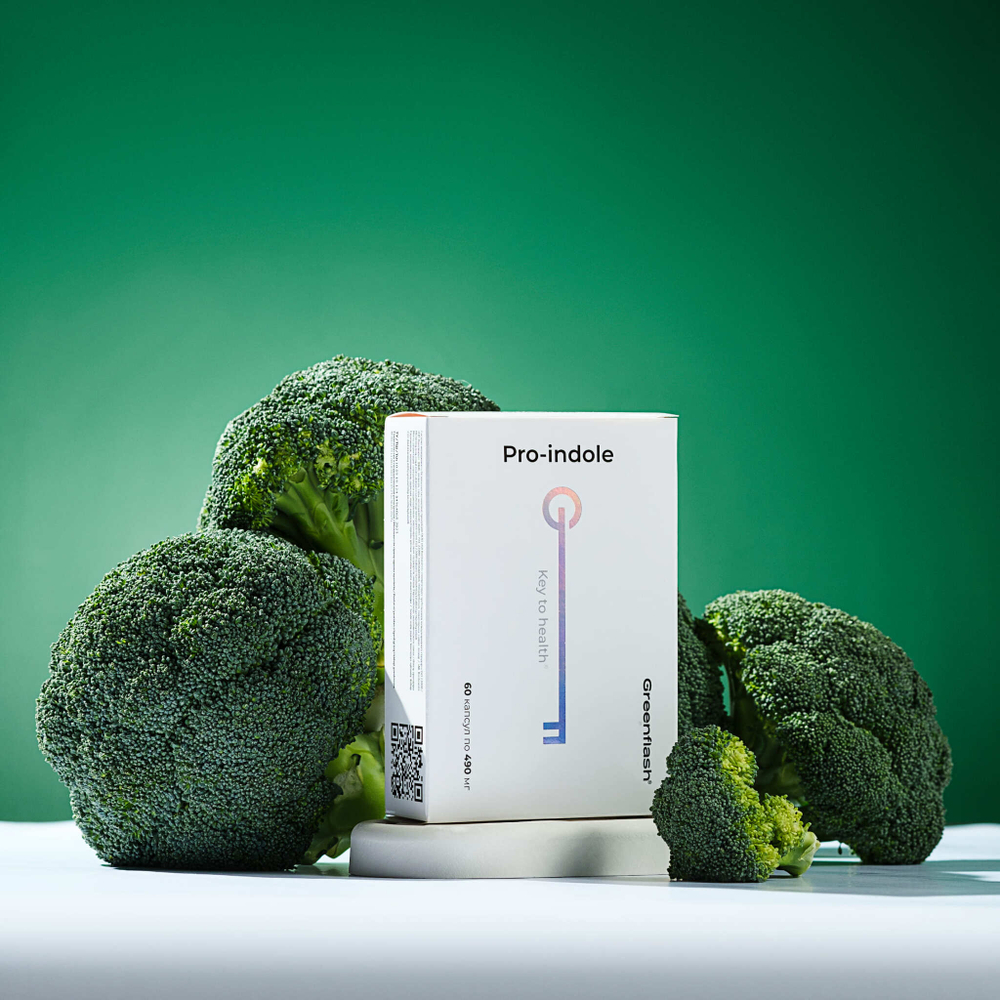 Greenflash Greenflash Pro-indole Про-индол для гормонального здоровья, 60 капсул