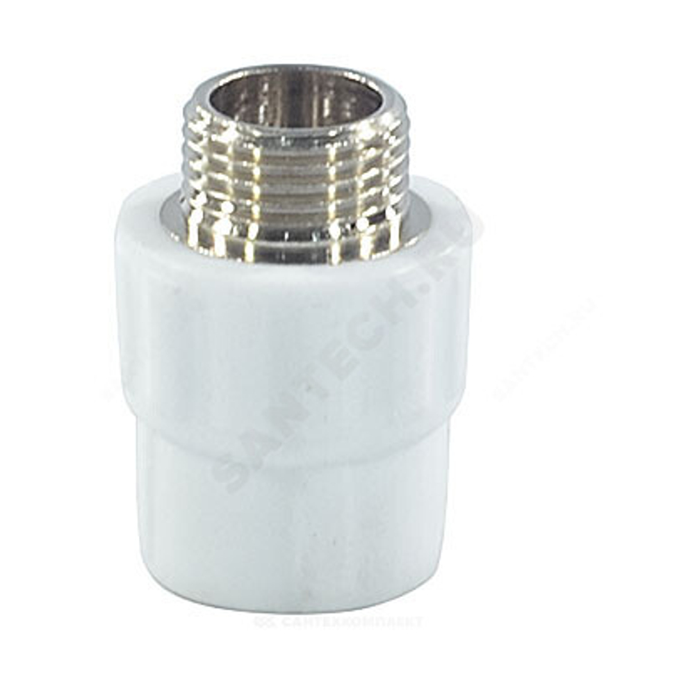 Муфта PP-R комбинированная белая Дн 32х3/4" НР PRO VALFEX 10130132-PRO