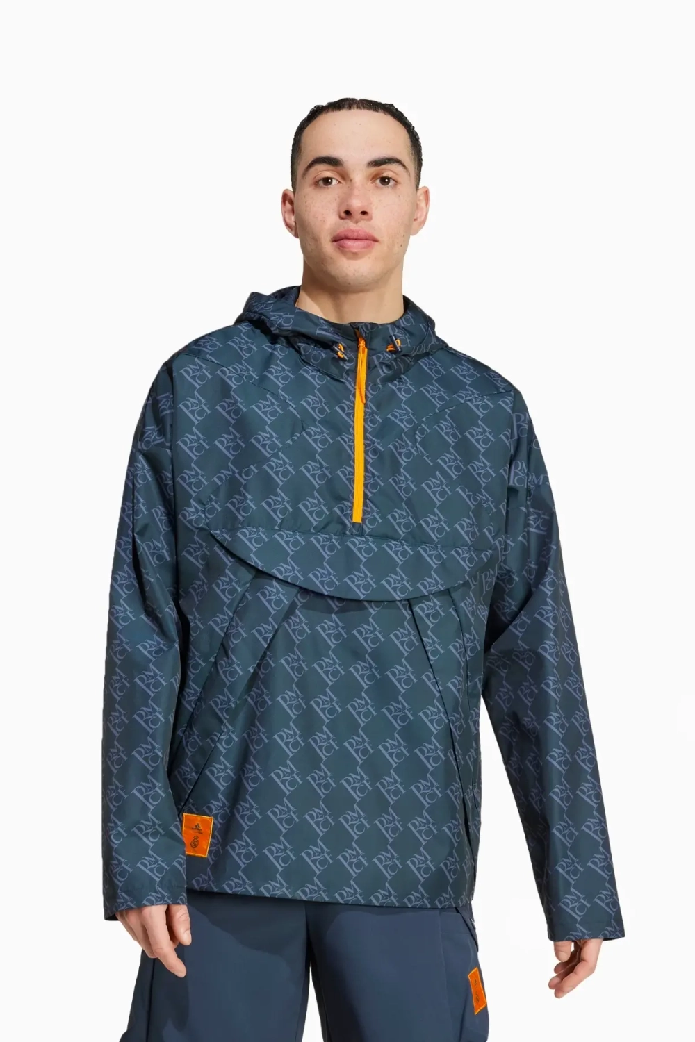 Ветровка adidas Real Madrid 24/25 Seasonal Half-Zip - темно-синий