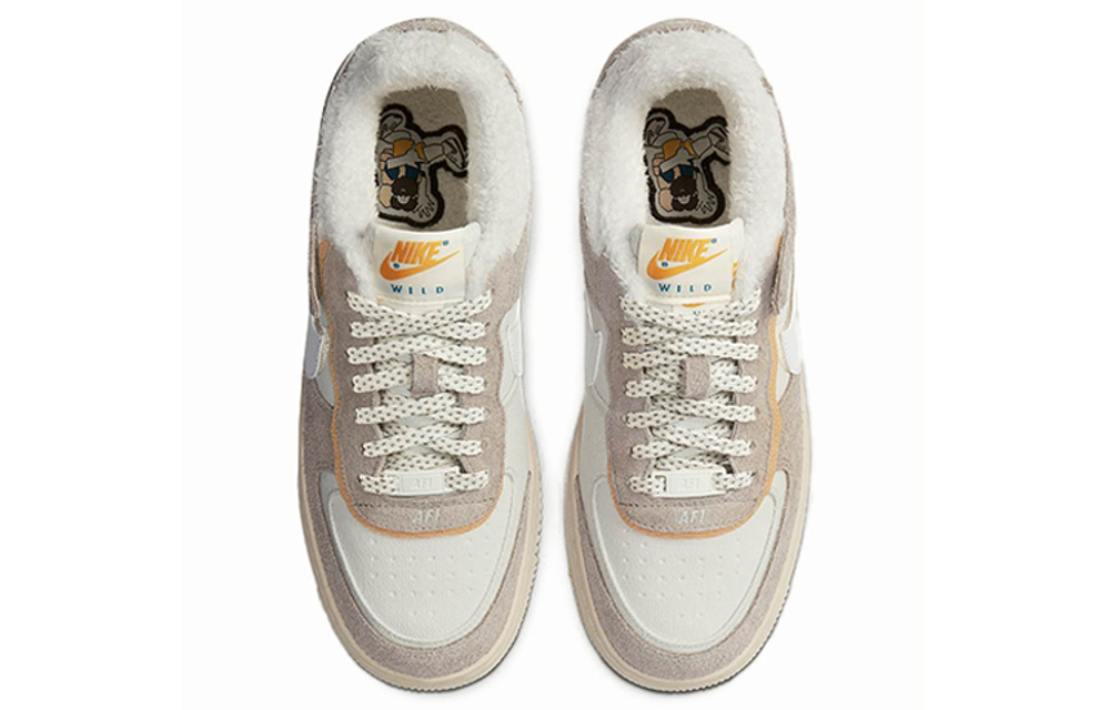 Кроссовки Nike Air Force 1 Low Fur-Lined Shadow (Женская размерная сетка)
