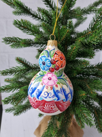 Матрешка стеклянная  Снегурочка