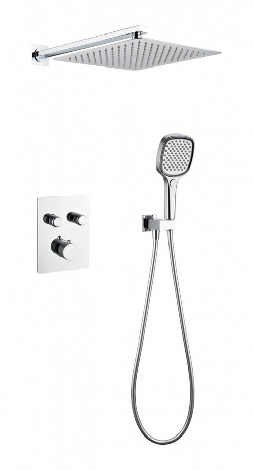 Душевая система скрытого монтажа Grocenberg GB5040CR с Термостатом Vernet (Франция)