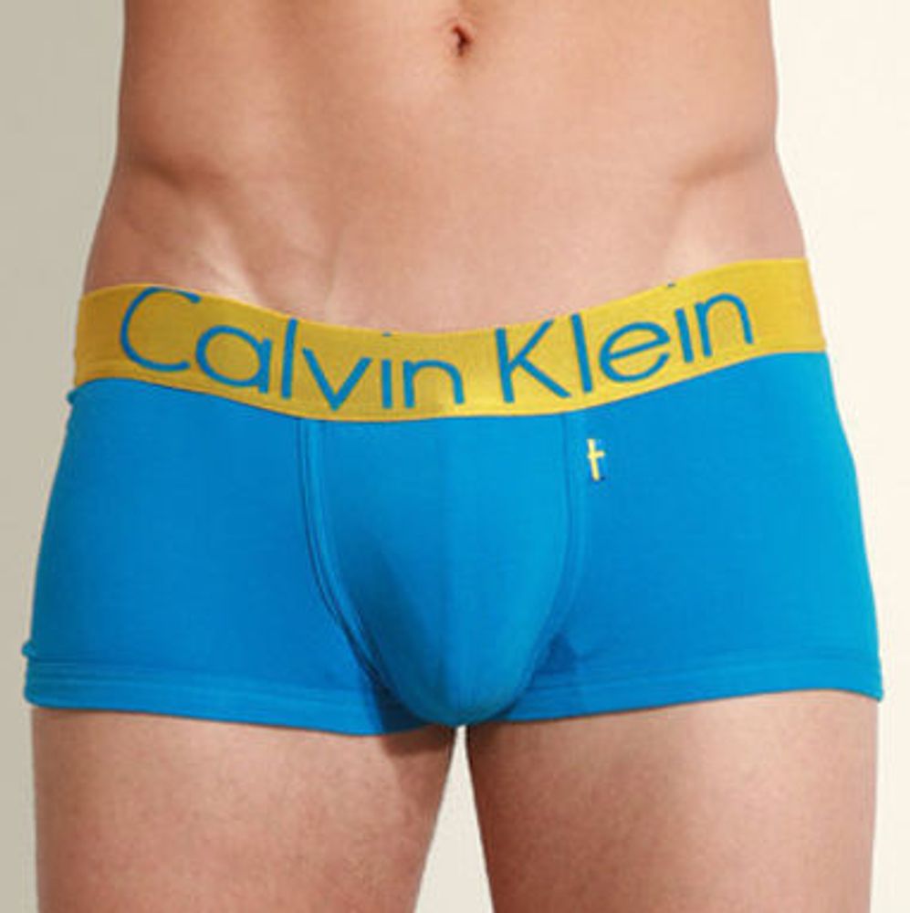 Мужские трусы боксеры бирюзовые Calvin Klein Sweden
