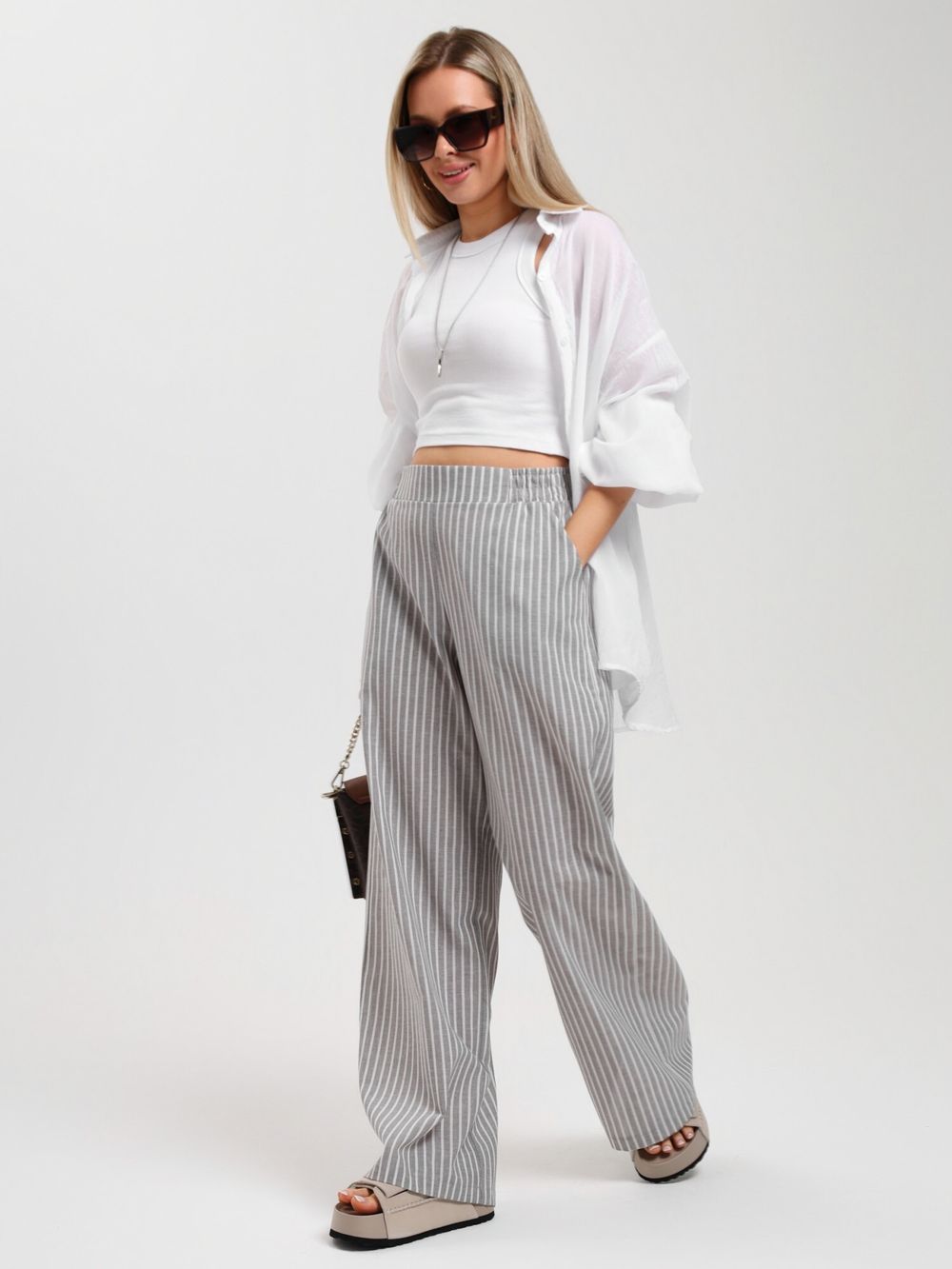 Брюки Летний день-2 Виотекс СЕРЫЙ