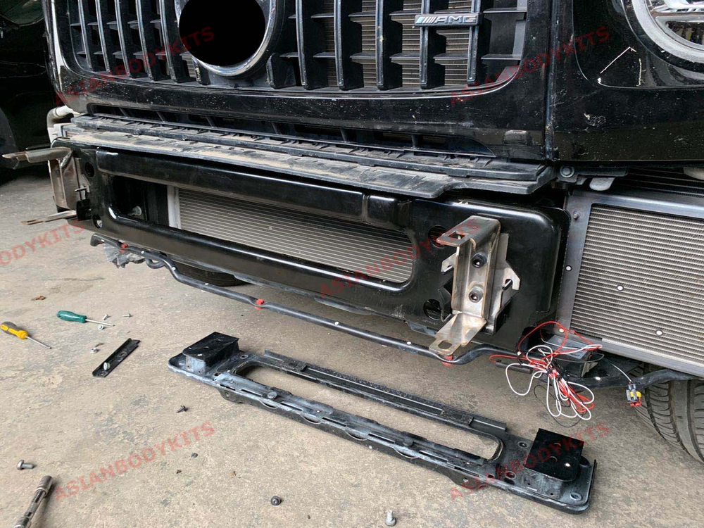 Силовой бампер для Mercedes-Benz G-Class W463A/W464 G63 2018-2023 Мерседес Гелик гелентваген