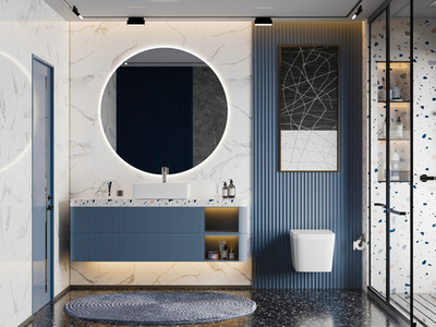 Унитаз ABBER Rechteck AC1201T подвесной белый, безободковый, смыв торнадо