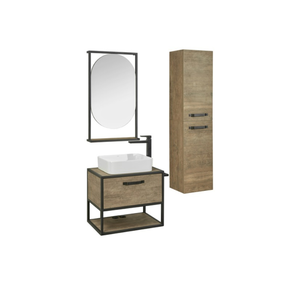 Тумба под раковину Акватон Лофт Фабрик 65, дуб кантри