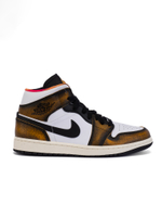 Nike Air Jordan 1 Mid  Wear-Away Yellow Black