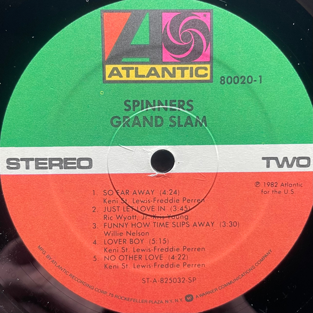 The Spinners ‎– Grand Slam (США 1982г.)