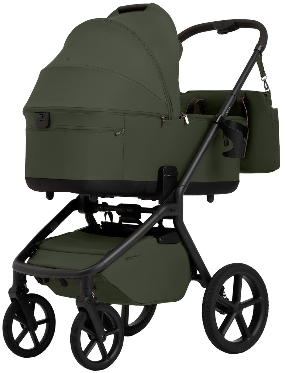 Коляска 3 в 1 Sweet Baby SBL Orso New + автокресло Premier Black New Dark Green